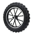 thumbnail image 1 of Mini Pneu de Roue avant de Vélo, 2.5 10 Pneu de Roue avant Moyeu en Caoutchouc Résistant à l'Usure 10 Pouces Moyeu de Roue Pneu Mini Motos Tout-Terrain, 1 of 7