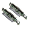 thumbnail image 1 of 2 Piezas 44 Pines 2.5 '' IDE HDD Adaptador Convertidor De Enchufe 7 + 15 Pines Baoblaze Tarjeta adaptadora Sata, 1 of 8