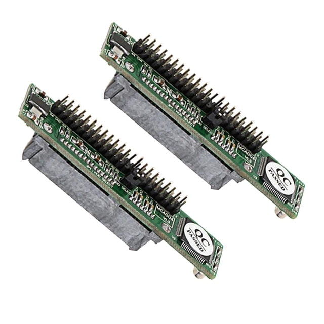 2 Piezas 44 Pines 2.5 '' IDE HDD Adaptador Convertidor De Enchufe 7 + 15 Pines Baoblaze Tarjeta adaptadora Sata