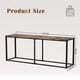 thumbnail image 2 of Banco de Comedor Estilo Industrial de Madera y Metal para 2 Personas, 2 of 6