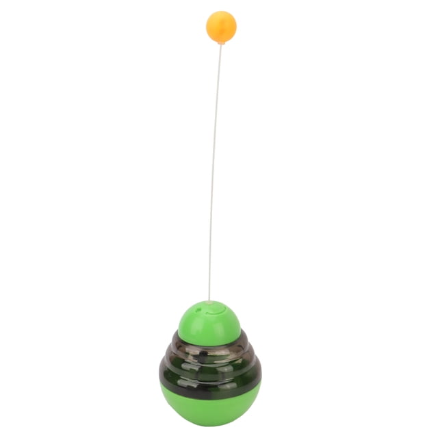 Bola dispensadora de golosinas para gatos, bola dispensadora de golosinas para gatos, bola de rompecabezas dispensadora de golosinas para gatos, juguete de bola de alimentación lenta, funcionamiento suave Jadeshay A