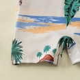 thumbnail image 6 of Hienoo Boy'S Short Sleeve Rashguard One-Piece Swimsuit Summer Beach Swimwear, Sizes 0-3T, 6 of 7