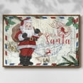 thumbnail image 2 of Christmas Par Avion Collection A - Framed Gallery Wrapped Holiday Canvas - 27 x 41 - Rosewood Frame, 2 of 8