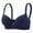 Navy, variant on Loopsun Womens Bras Plus Size, Bras for Women, Woman's Lace Solid Gathered Together Daily Bra Underwear with Rims Purple L