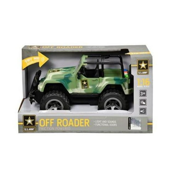 DDI 2352217 USA Army Friction Vehicle with Sound Case of 36