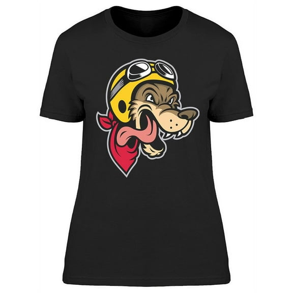 A Biker Wolf T-Shirt Women -Image by Shutterstock, Female XX-Large