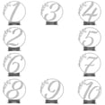 thumbnail image 4 of Miangastore 10pcs Banquet Table Signs Decorative Wedding Signs Delicate Reserved Signs Wedding Accessory, 4 of 9