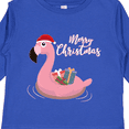 thumbnail image 4 of Inktastic Flamingo Merry Christmas Boys or Girls Long Sleeve Toddler T-Shirt, 4 of 5