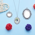 thumbnail image 4 of DIY Pendant Making with Alloy Pendant Cabochon Settings and Glass Cabochons Mixed Color, 4 of 7