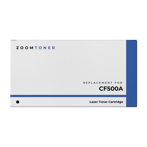 Zoomtoner Compatible with HP CF500A Laser Toner Cartridge - Regular Yield - Black