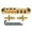 Golden, variant on O Matic Bridge, Roller Saddle O-Matic Guitar Bridge with Allen Wrench & Studs for LP Guitar Replacements Set