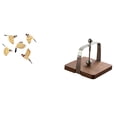 thumbnail image 1 of Arte de pared de pájaros de madera,Pájaros de madera para decorar la pared,regalos para el hogar,Adorno decorativo de pared de madera con pájaros voladores,Portapapeles,Servilletero de, 1 of 8