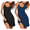 2 Pack-black/Navy Blue, variant on 2 Pack Nightgowns for Women Racerback Sleeveless Night Shirt Sexy Sleep Dress Spaghetti Strap Sleepwear