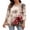 Multicolor BF295, variant on Zeagoo Womens Tunic Tops 3/4 Sleeve V Neck T Shirts Loose Fit Dressy Casual Blouses Boho Tops