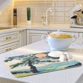 thumbnail image 6 of Yayeee Dish Drying Mat for Kitchen Counter 16"x18" Microfiber Absorbent Pad, Mounatin at Dawn, 6 of 7