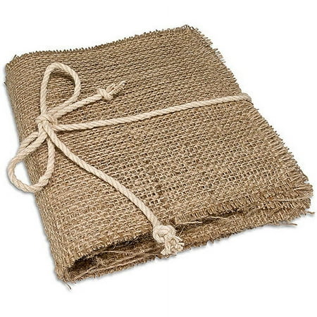 Burlap Stitched Book-6"X6"