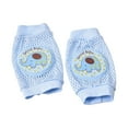 thumbnail image 4 of Paquete de 5-6 rodilleras ajustables para gatear para bebés, cojín antideslizante para niños pequeños, color azul 5 piezas, 4 of 8