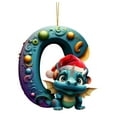 thumbnail image 2 of Xihbxyly Colgante Navideño de Dinosaurio, Adorable Adorno para Amantes de Los Perros, Ideal para El Árbol de Navidad, Regalo para Amantes de Los Perros, Decoración Caprichosa para El Hogar, Acrílico, 2 of 2