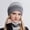 Gray, variant on Womens Winter Beanie Hats Scarf Set Warm Knit Hats Skull Cap Neck Warmer for Men Women