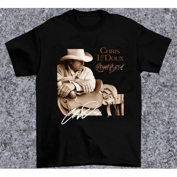 Cowboy Chris Ledoux Western Country Riding Tribute Style Unisex T-Shirt up to size 5XL