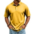 thumbnail image 2 of Mens Polo Shirts Summer Golf Beach Short Sleeve Collared Quick Dry Lightweight Regular Fit Shirt, M, 2 of 8