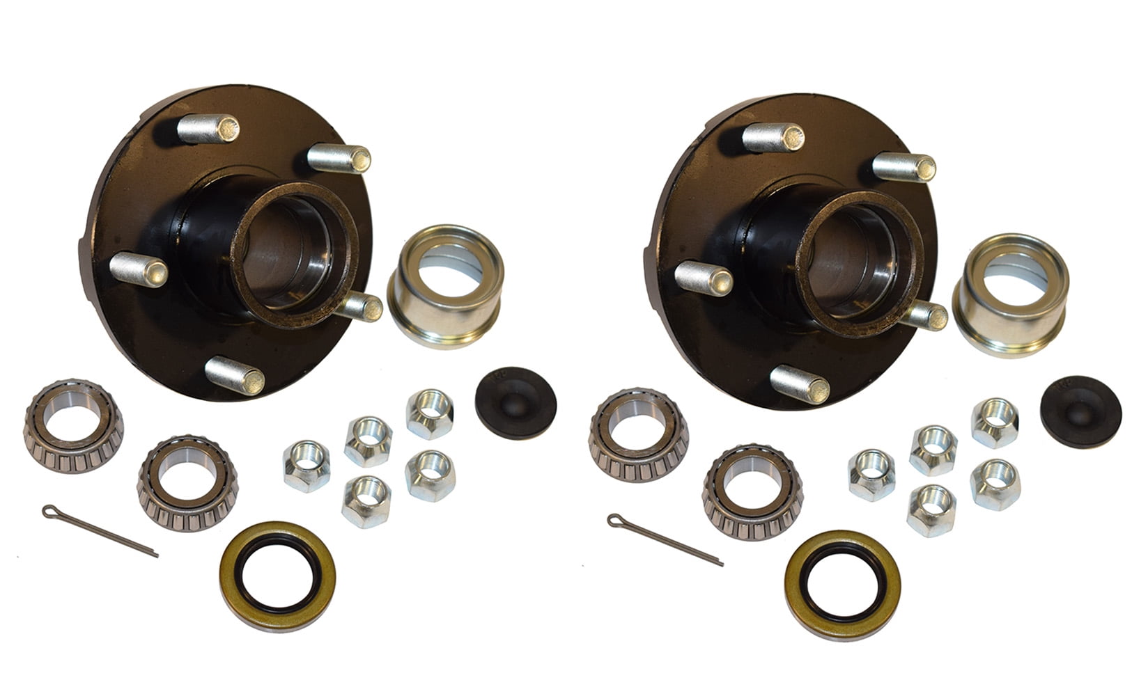 RIGID HITCH Trailer Hub Kit BT-100-22-A - 4 Bolt Pattern With 1-1/16" Bearings