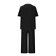 thumbnail image 4 of Camisas de Manga Larga para las Mujeres Suelto Ajuste Sólido Botón Liso Arriba con el Conjunto de Pantalones de Bolsillo, Camisa de Manga Larga Liso Mujer Lino Sentir, 4 of 6