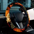 thumbnail image 6 of Thanksgiving Pumpkin Car Wheel Cover,14.5 Inch PVC Leather Auto Accessories Printing Steering Wheel Covers, 6 of 6