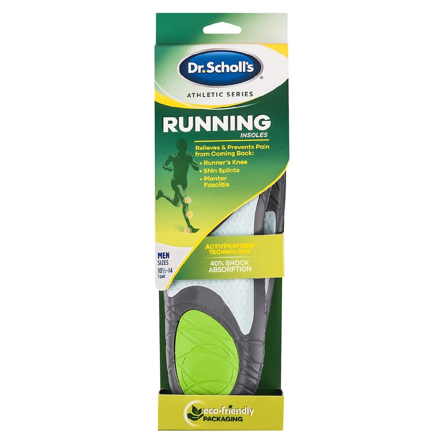 Dr. Scholl's Athletic Series Running Insoles For Men 10.5-14