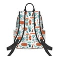 thumbnail image 2 of Naloa Cute Tableware Print Lightweight DayBackpack Suitable for school, work, shopping, travel, etc., 2 of 5