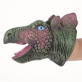 thumbnail image 2 of 4pcs títeres de mano de dinosaurio Cabeza de dinosaurio Figura de juguete Guante de títeres de la mano del juguete, 2 of 6