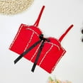 thumbnail image 3 of Faja moldeadora de cintura con lazo para mujer, faja moldeadora de diamantes, corsé de espiga con tachuelas de noche, faja moldeadora de cintura para mujer, 3 of 5