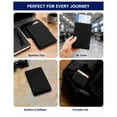 thumbnail image 3 of Brookstone Passport Holder Slim Lightweight Anti-Theft RFID Blocking Passport Covers for Travelling, 3 of 7