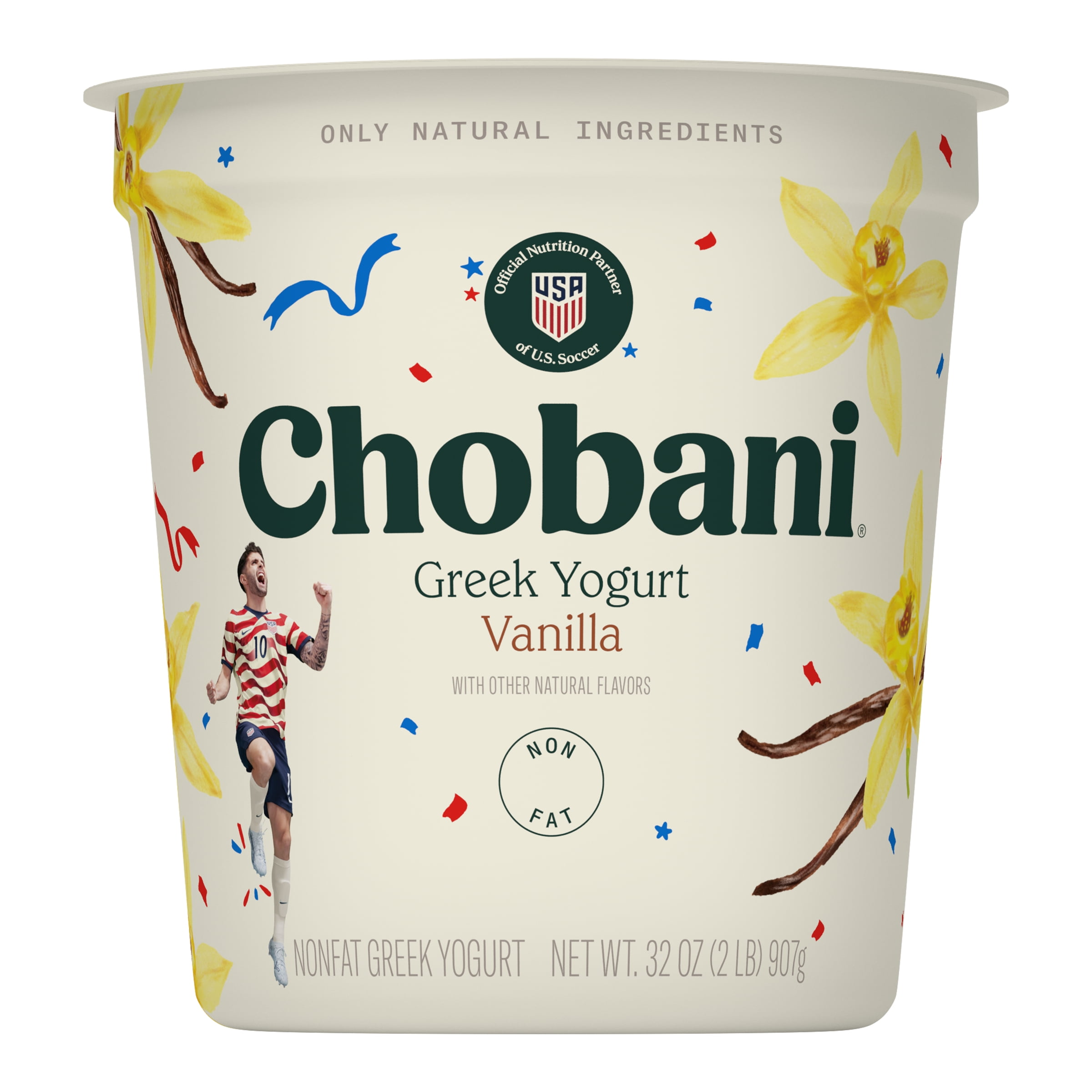 Chobani Vanilla Yogurt - Organic yogurts for grocery retail