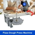 thumbnail image 2 of NICCOO Manual Pizza Dough Press Machine, 9 inch Household Pizza Pastry, Stainless Steel Pizza Presser, Commercial Chapati Sheet Pizza Crust Press Plate, Height Adjustable Pizza Forming Machine, 2 of 13