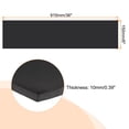 thumbnail image 2 of Uxcell EPDM Rubber Sheet Black with Adhesive 6'' Length 36'' Width 0.39'' Thick for Door Sealing Strip, 2 of 7