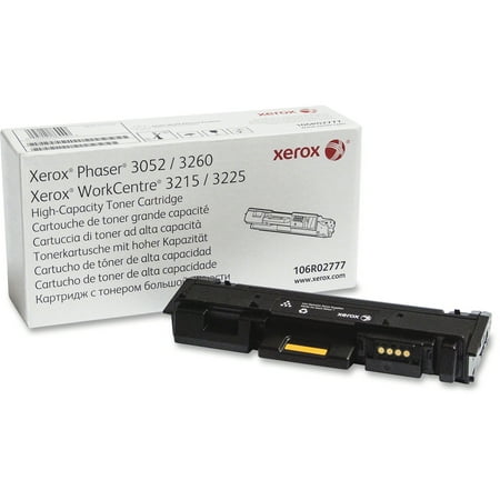 - Xerox High Capacity Black Toner Cartridge (106R02777)