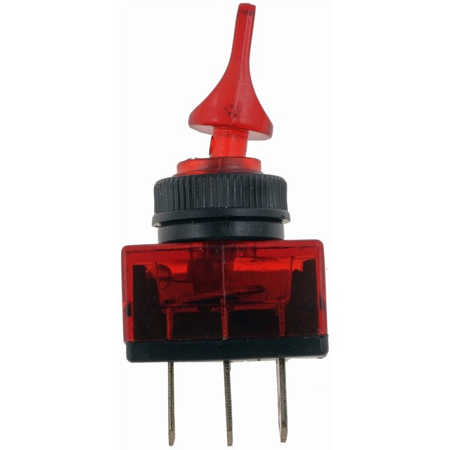 Dorman Multi Purpose Switch 85960 Conduct-Tite; 12 Volt; 20 Amp Max; Toggle; Lever; Illuminated; Red; Without Safety Cover