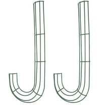 Gymnture Christmas Candy Cane Wire Wreath Frames for DIY Party Decor