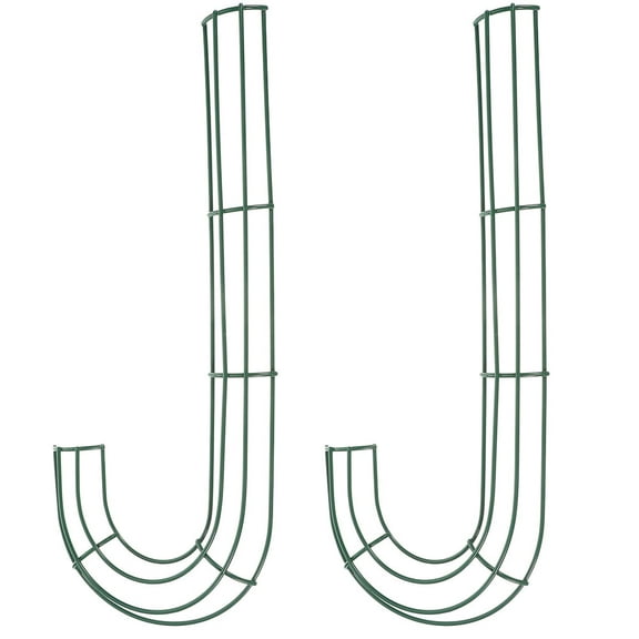 Gymnture Christmas Candy Cane Wire Wreath Frames for DIY Party Decor