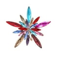 thumbnail image 1 of Kkkded Brooch Pin Shining Rhinestones Brooch Pin, Colorful Irregular Star Shape. Fine Workmanship, Costume Accessory., 1 of 6