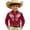 AA~Brick Red385, variant on Hiijoy Boys Western Cowboy Long Sleeve Shirt Lightweight Button Down Shirt, Sizes 4-5
