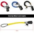 thumbnail image 3 of Steering Wheel Lock Anti-theft Device with 3 Keys, Heavy Duty Car Lock Steering Wheel Multi-Functional, 3 of 6