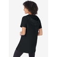 thumbnail image 2 of Woman Within Plus Size Short-Sleeve Hoodie, 2 of 4
