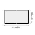thumbnail image 2 of 60-150 inch Portable Foldable Projector Screen – HD 16:9 Home Theatre, Outdoor Movie, Easy Install, Durable Polyester, Multi-Size Options‌, 2 of 2