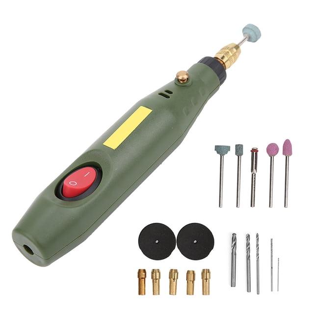 Mini Molinillo Eléctrico, Con Manejo Ergonómico De 18000 Rpm Velocidad De Rotación Kit De Herramientas De Taller Giratorios Ligeros, Mini Tallador, Para Tallar Madera De ágata