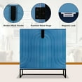 thumbnail image 2 of HLR 31.7" Kitchen Wood Accent Cabinet with 2 Doors, Sideboard with Storage for Dining Room, Blue, 2 of 7