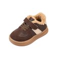 thumbnail image 3 of YOUYEDIAN Toddler Sneakers Winter Casual Athletic Platform Plush Flats Fashion Fuzzy Shoes, 3 of 5
