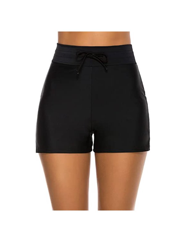 Womens Boy Short Swim Bottoms