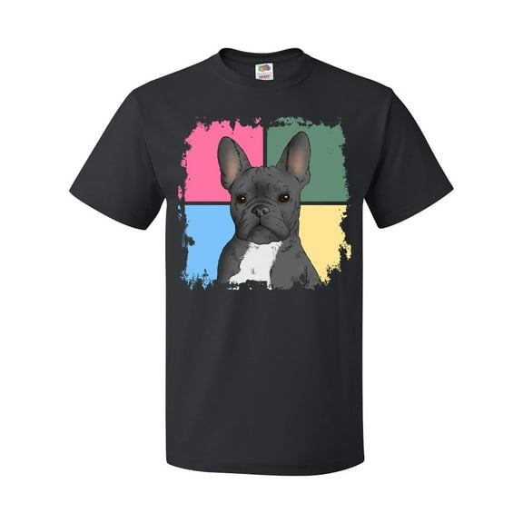 Inktastic Blue French Bull Dog T-Shirt